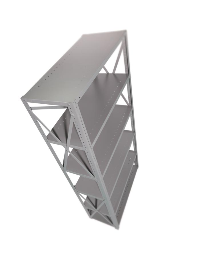 Industrial Angle STARTER BAY 6 Shelves 24 inch Depth Industrial Angle STARTER BAY 6 Shelves 24 inch Depth