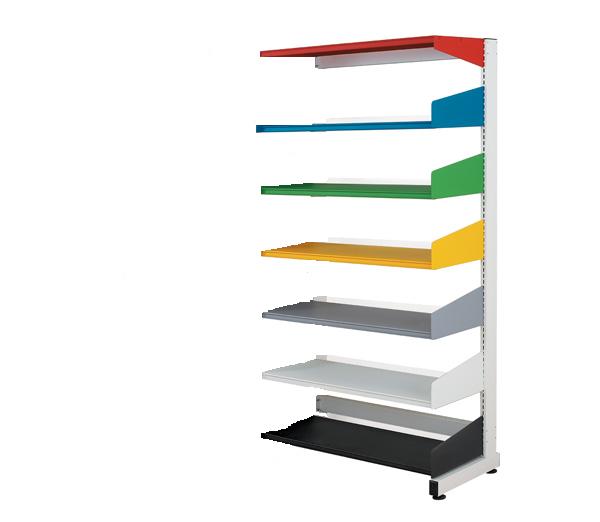 Technic Sgl Sided 1.2m H EXT BAY 6 Shelves 250mm Deep Technic Sgl Sided 1.2m H EXT BAY 6 Shelves 250mm Deep