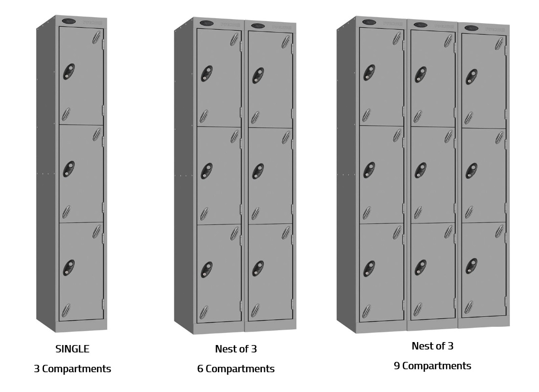 Probe Metric Three Door Nestings
