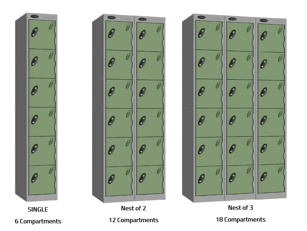 Probe Metric Six Door Nestings