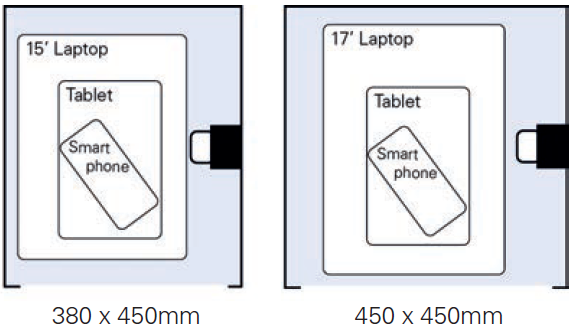 Laptop powerbox layouts