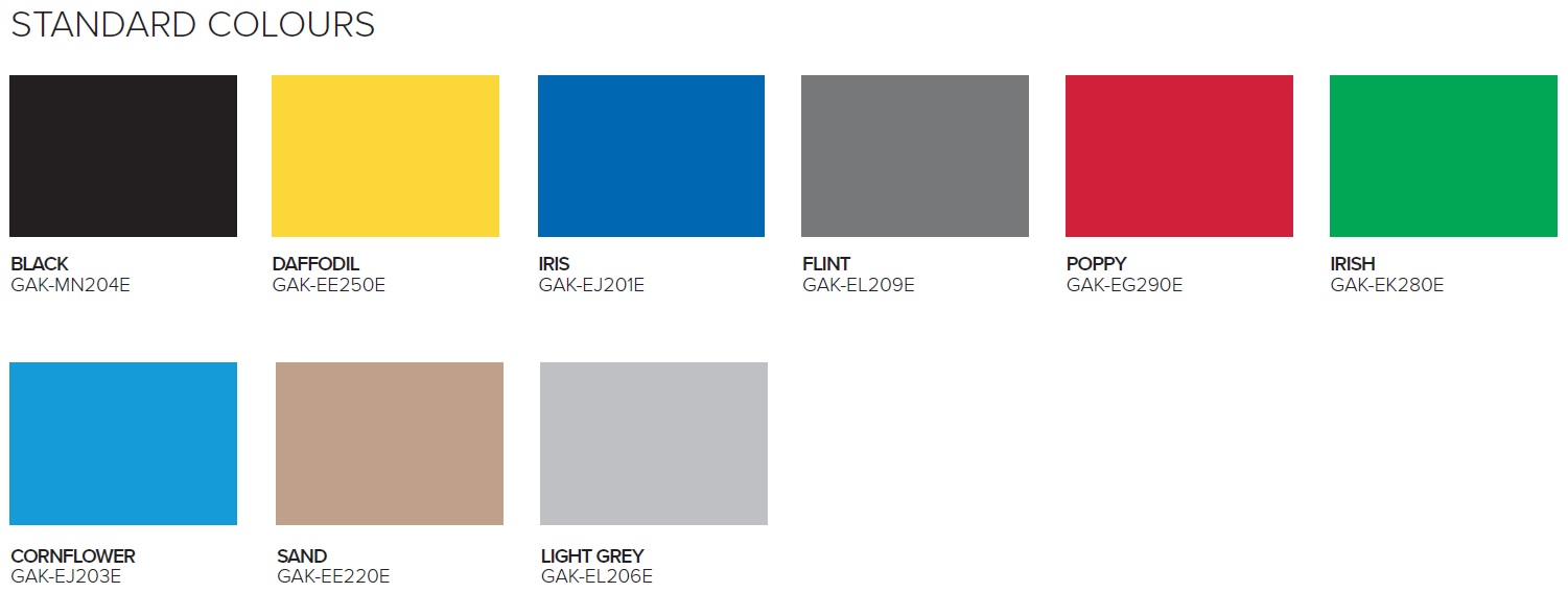 Office Line Standard Colours