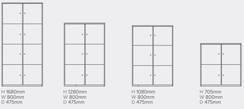 Office Line Sizes