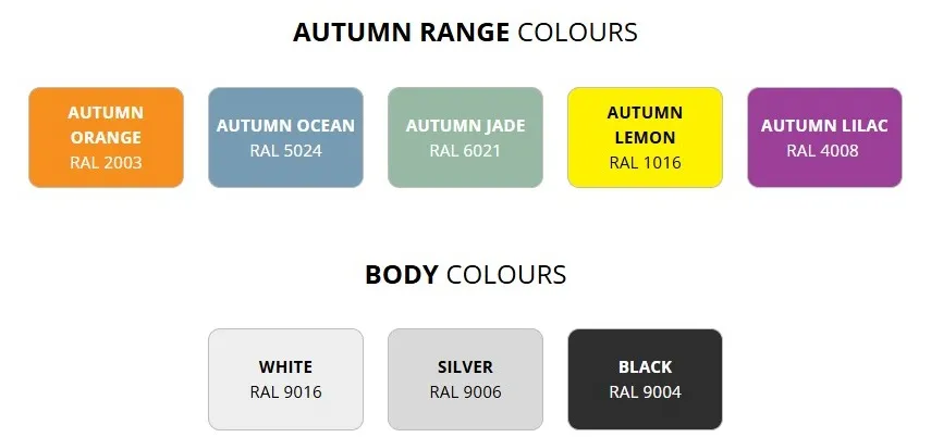 Probe Metric Autumn Colours Probe Metric Autumn Colours