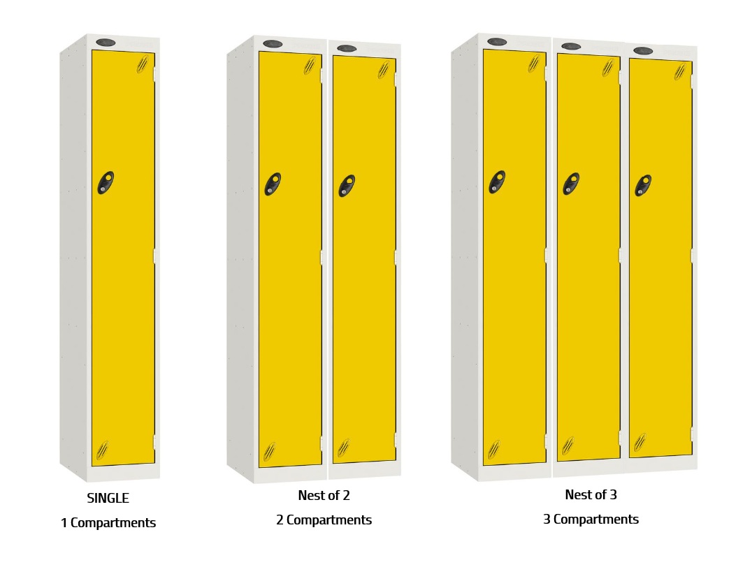 Probe Metric Colour Range One Door Locker Nests