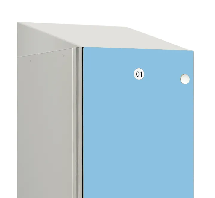 Sloping Top with Locker Numbering Sloping Top with Locker Numbering