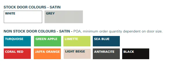 Buzzbox Colour Options Buzzbox Colour Options