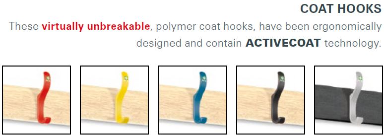 Coat Hook Colours