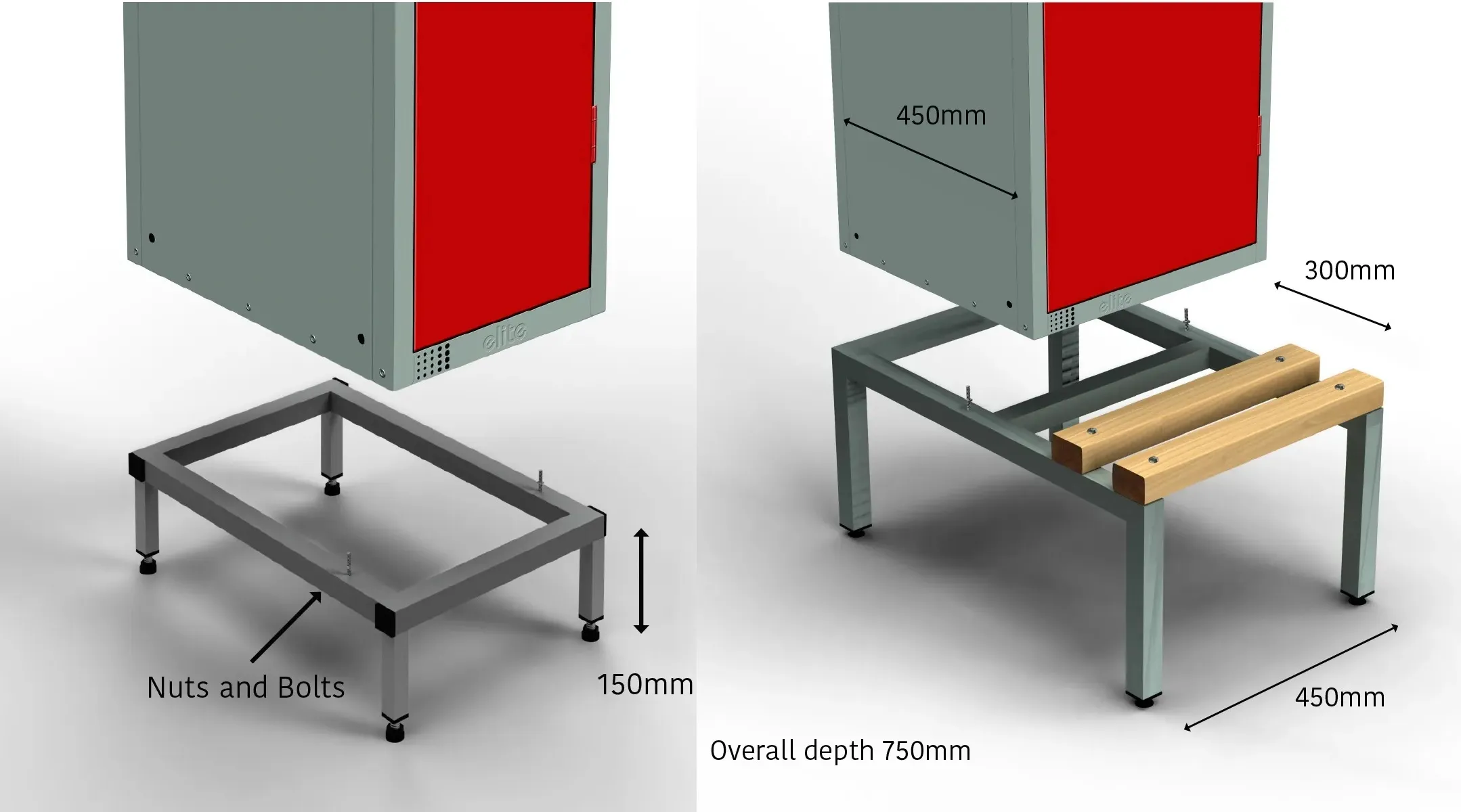 Elite clean and dirty stand options