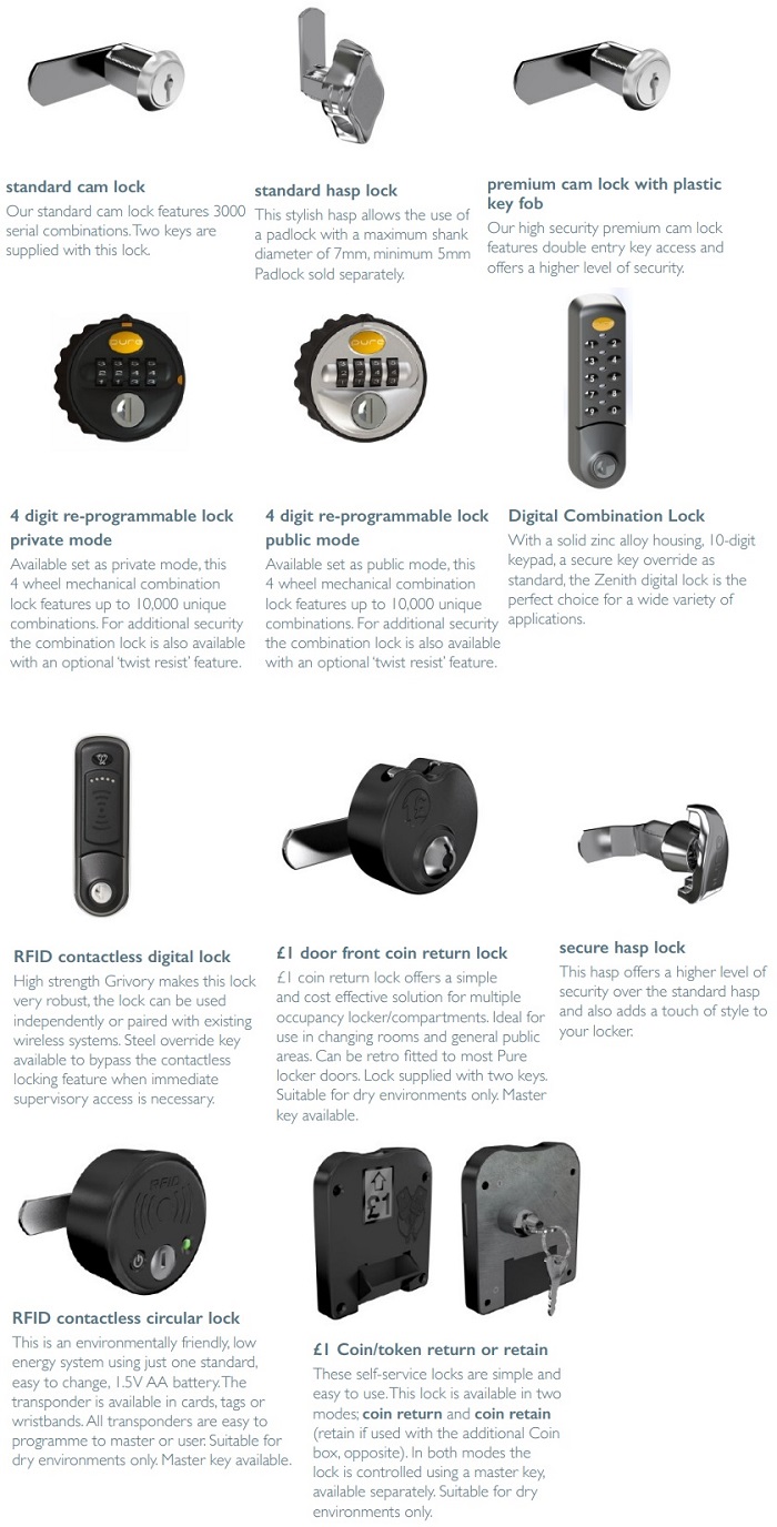 Pure Lock Options