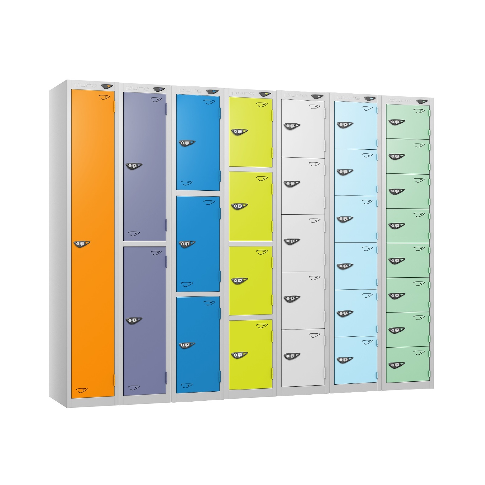 Pure Lockers 1-16 Door