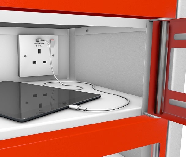 Mobile Phone - Powered Charging Lockers