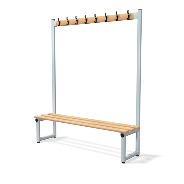 Single Bench Integrated Hook Board