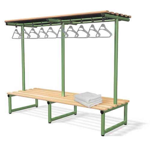 Double Bench Integrated Cloak Hanger