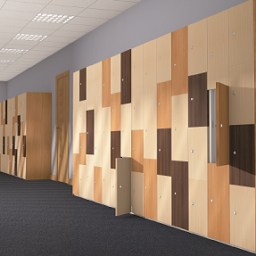 TIMBERBOX Timber Effect Lockers