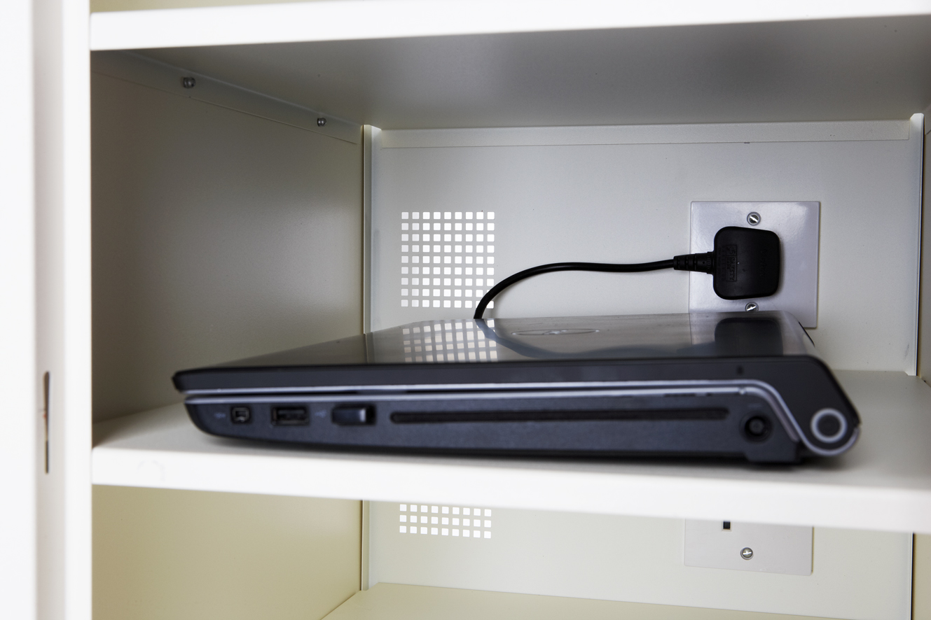 Laptop Charging Locker - Single Door 15 Shelves