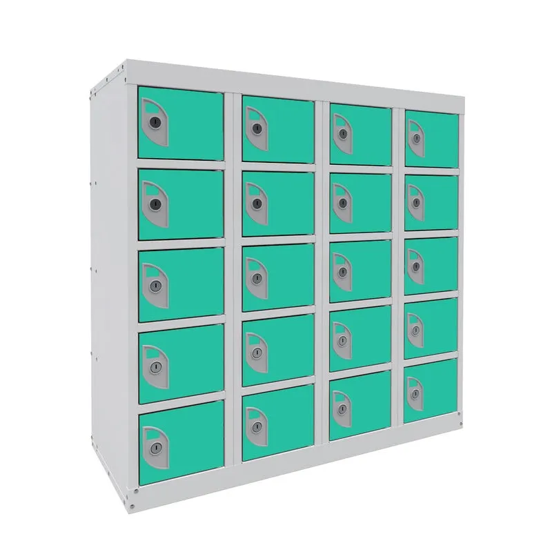 School Twenty Door Low Dual USB Phone Charging Locker