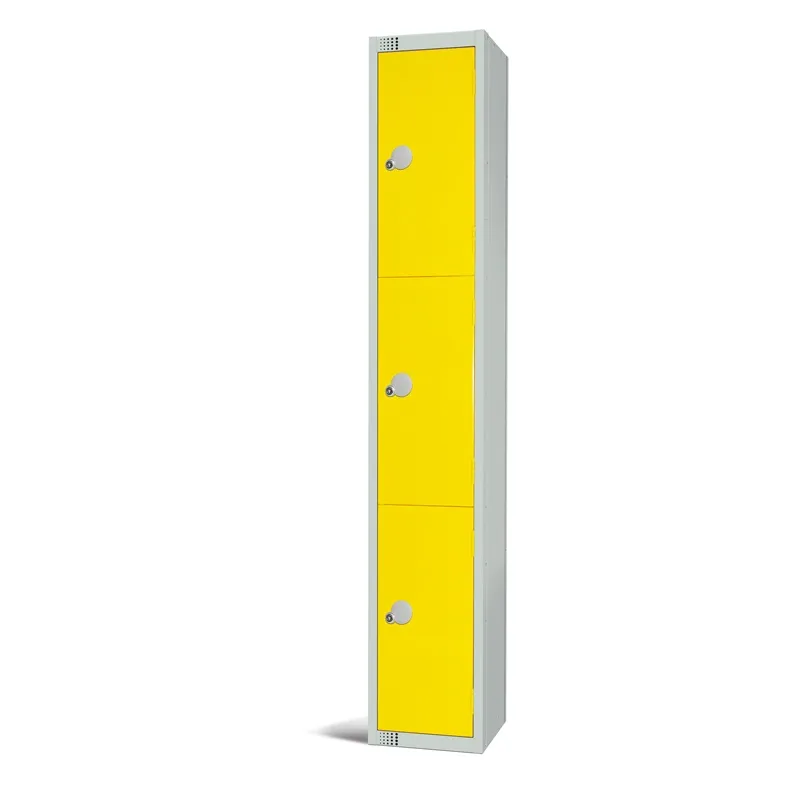 Elite Standard Steel Three Door Locker