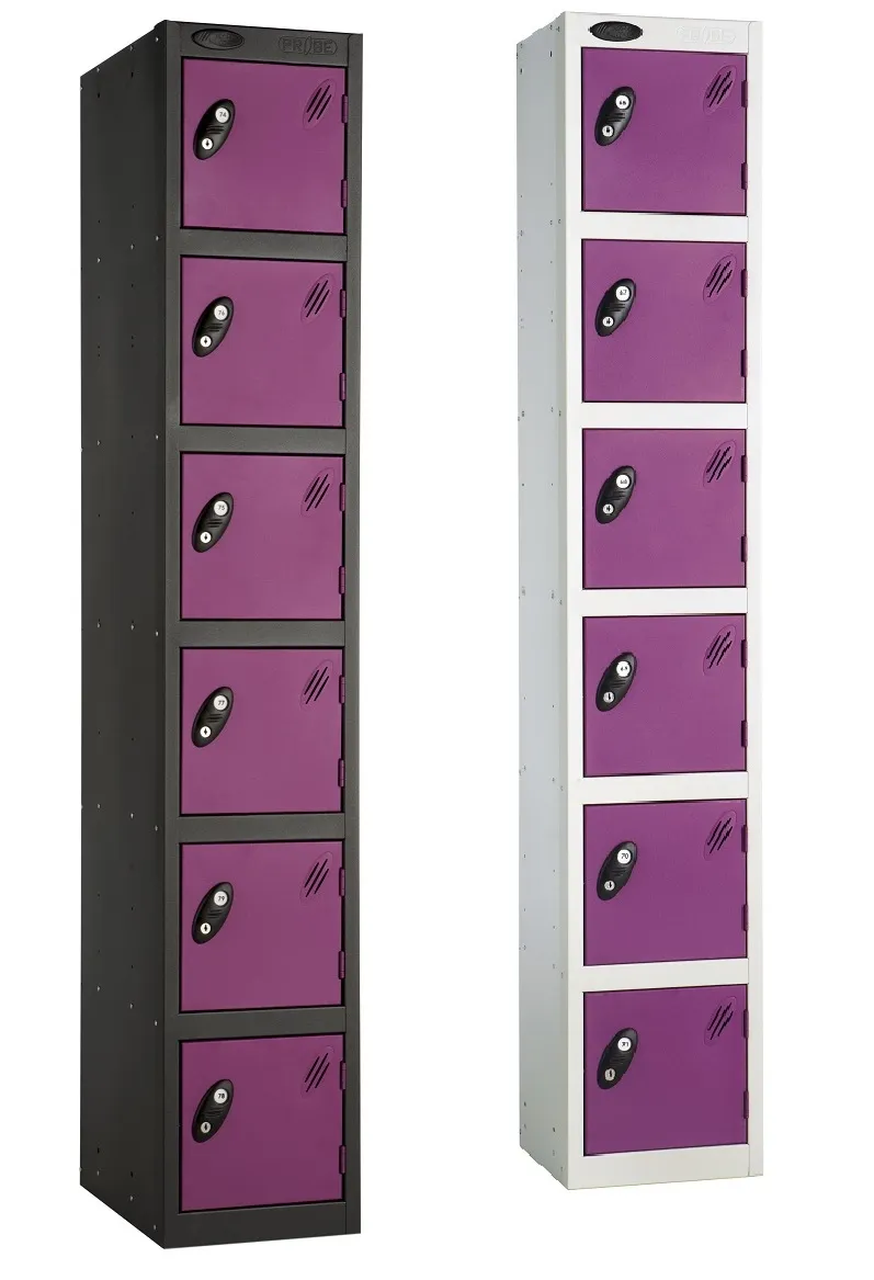 Probe Imperial Colour Range Six Compartments Locker