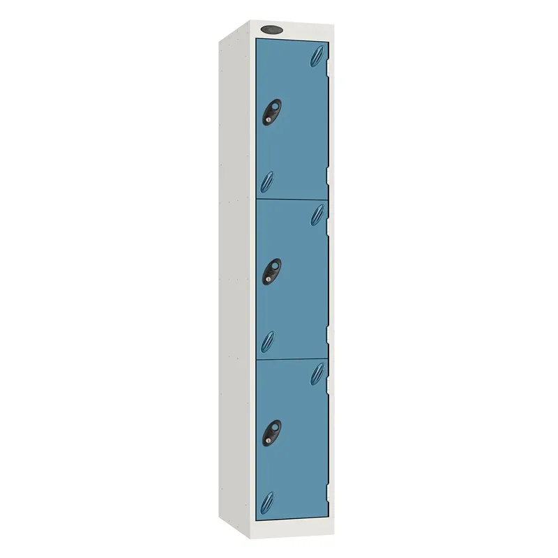 Probe Metric Colour Range Three Compartments Locker