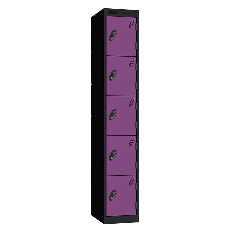Probe Metric Colour Range Five Compartments Locker