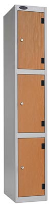 3 Compartments Shockproof Lockers - Inset Door 3 Compartments Shockproof Lockers - Inset Door