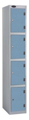 4 Compartments Shockproof Lockers -  Inset Door