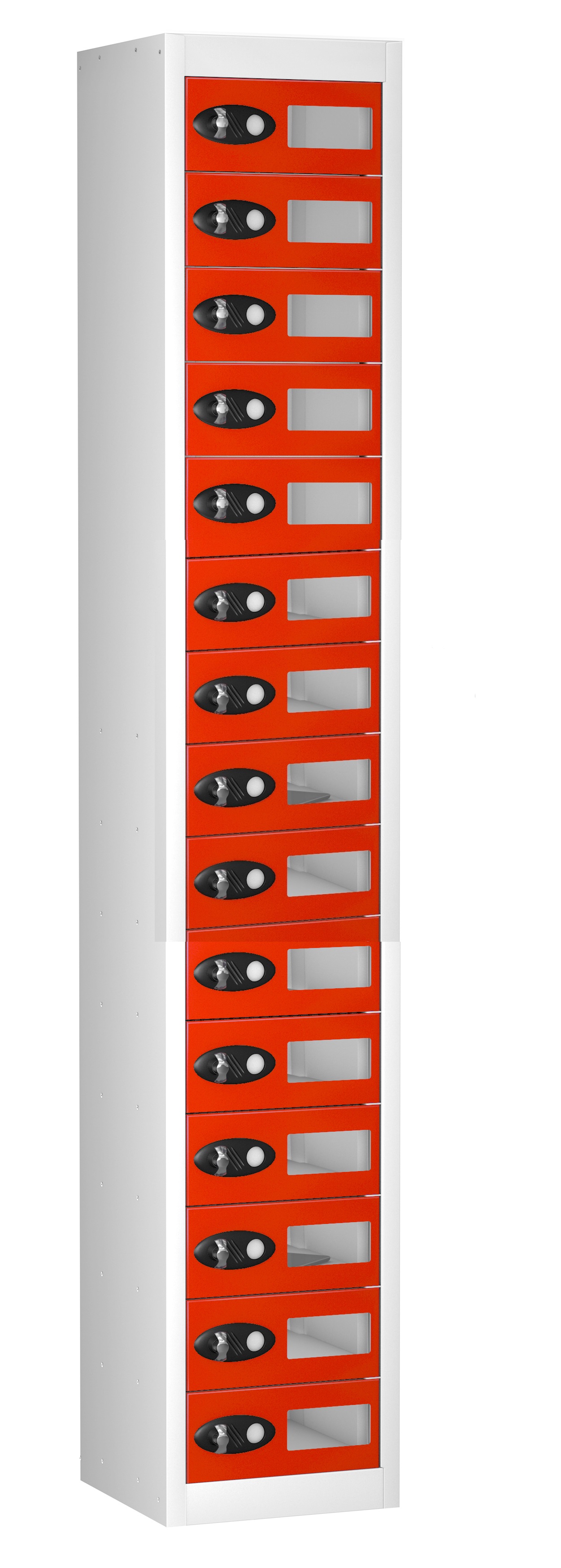 VISION PANEL Mobile Phone Storage Locker -15 Doors (Non Charging)