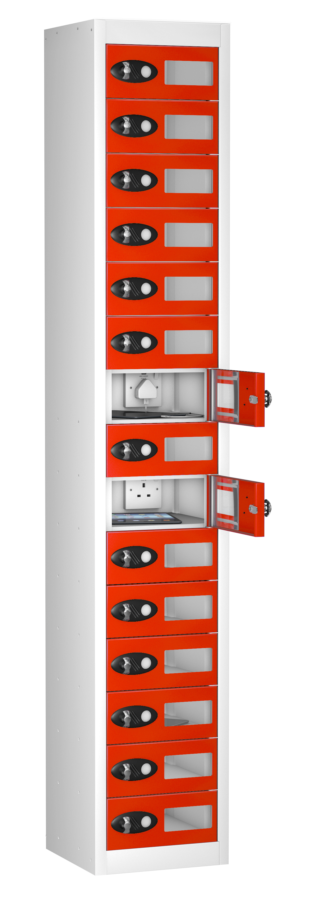 Vison Panel MOBILE PHONE Charging Locker 15 Doors