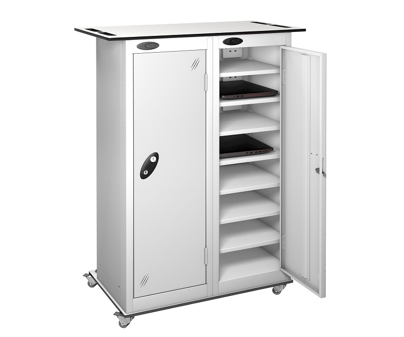 TABLET Charging Trolley 16 Compartments 2 doors