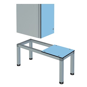 ZENBOX Aluminium Locker 400mm Seat Bench Stands