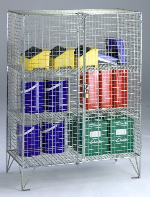 Mesh Low Cupboard - Double Door