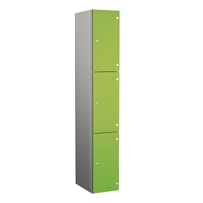 ZENBOX Aluminium Three Compartment Locker