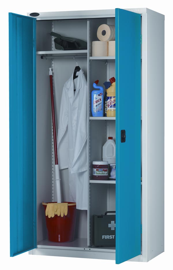 Industrial Wardrobe 3 Shelves Top Shelf and Hanging Rail Industrial Wardrobe 3 Shelves Top Shelf and Hanging Rail