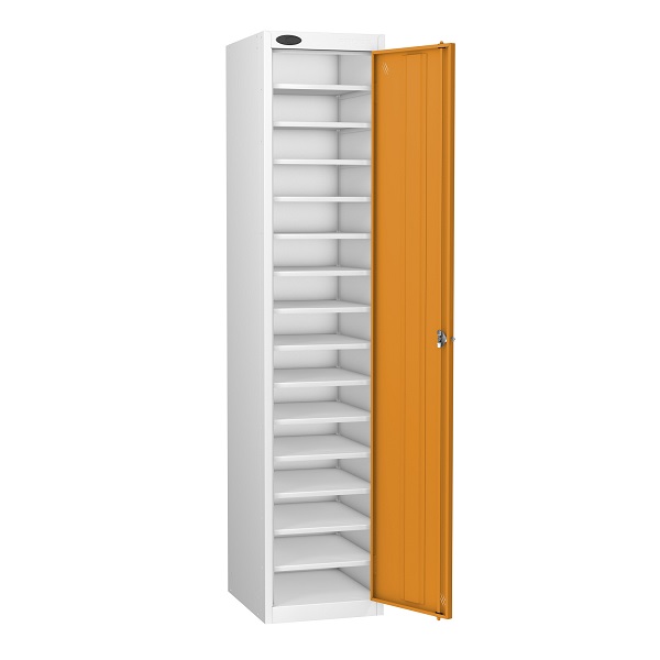 Laptop Storage Locker - Single Door 15 Shelves  (Non Charge)