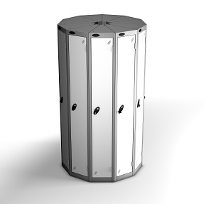 11 Pods 1 Door Locker - Total 11 Compartments 11 Pods 1 Door Locker - Total 11 Compartments