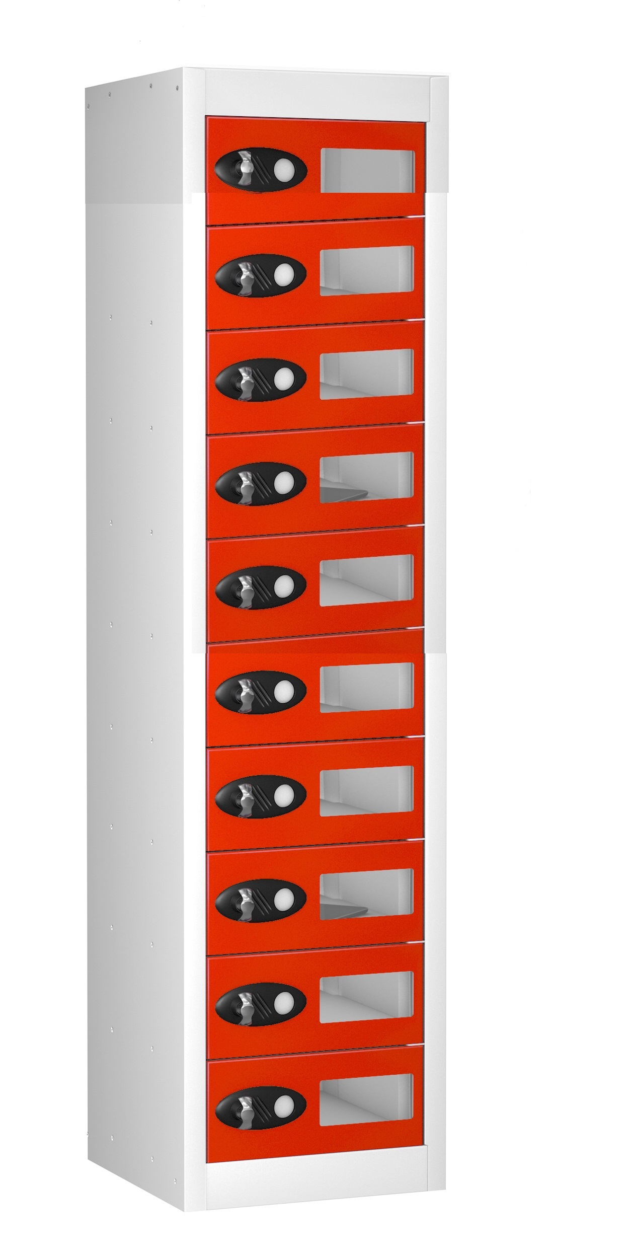 Vision Panel TABLET Charging Locker 10 Doors