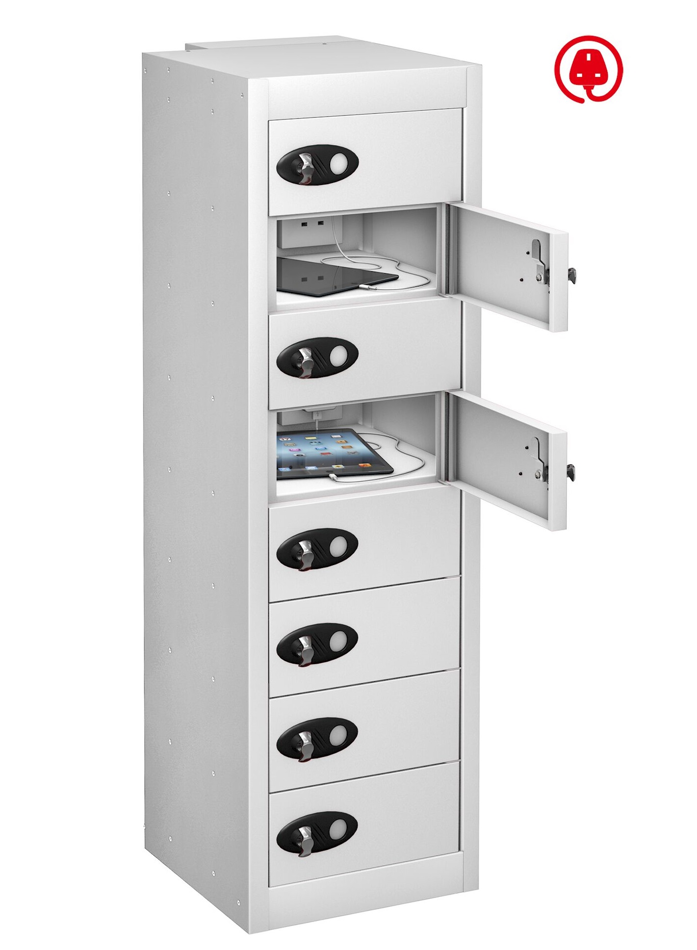 Low TABLET Charging Locker 8 Doors