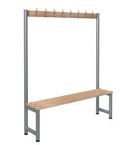 Bench 1500mm Single Side-Integrated 8 Hook  - Type D