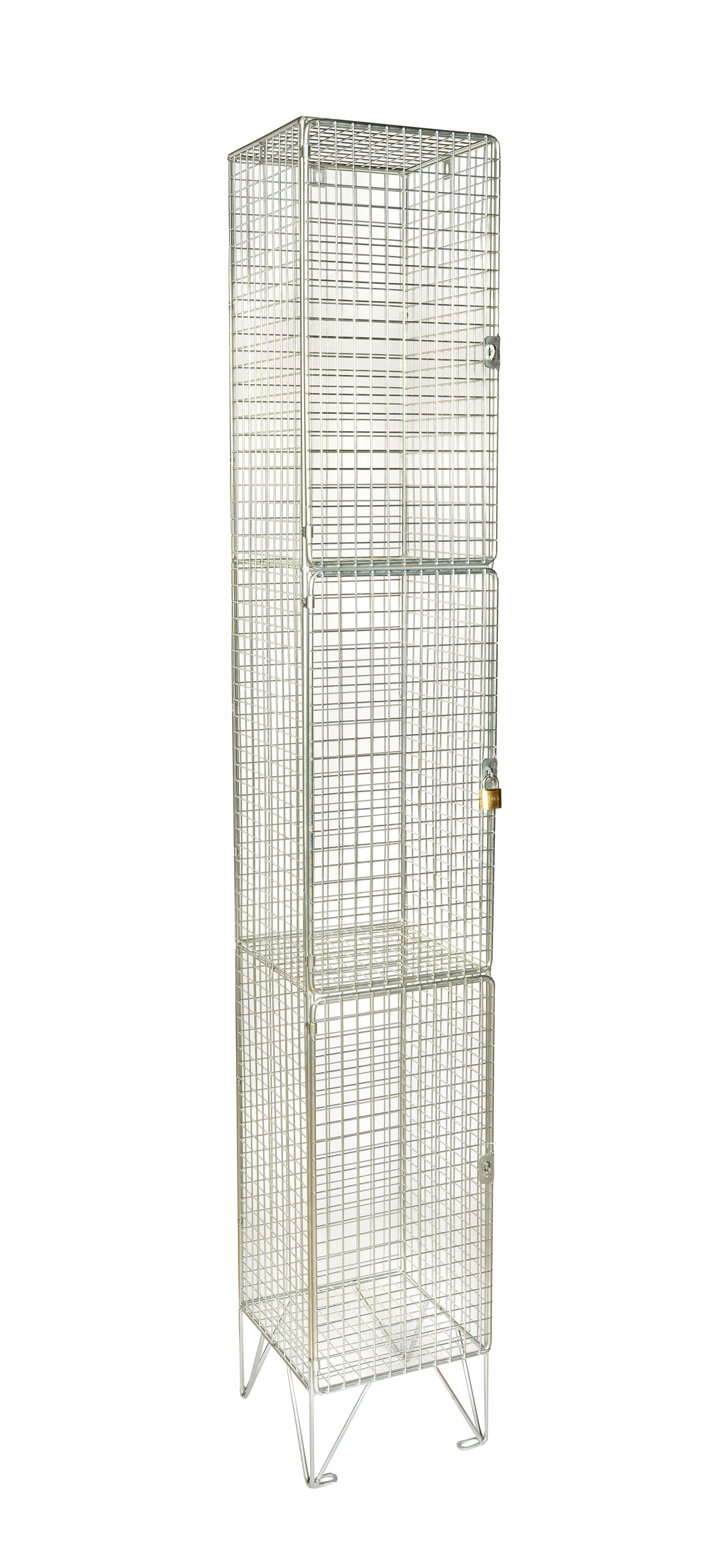 Premium Mesh Three Door Locker