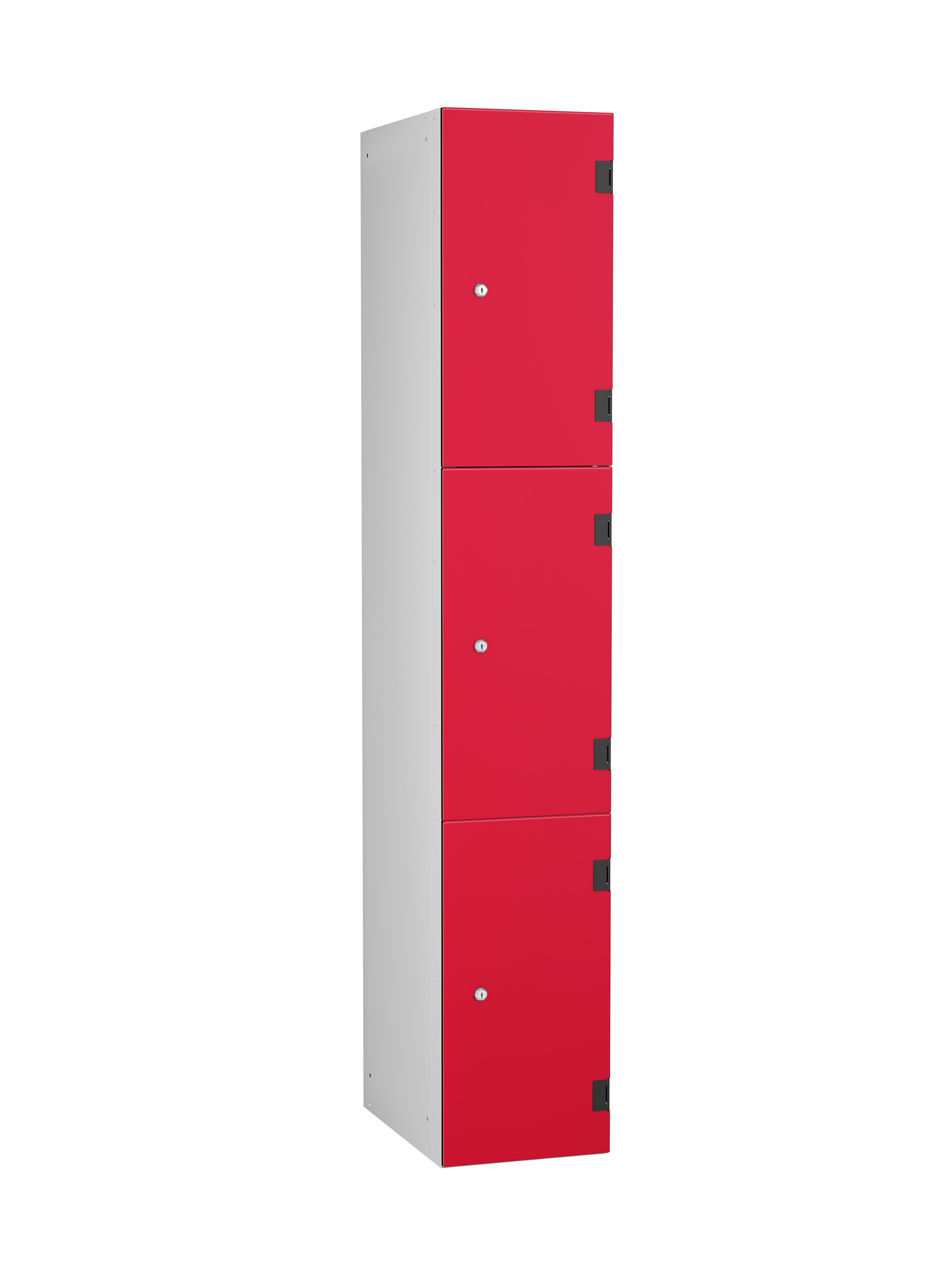 3 Compartments Shockproof Lockers - Overlay Door 3 Compartments Shockproof Lockers - Overlay Door