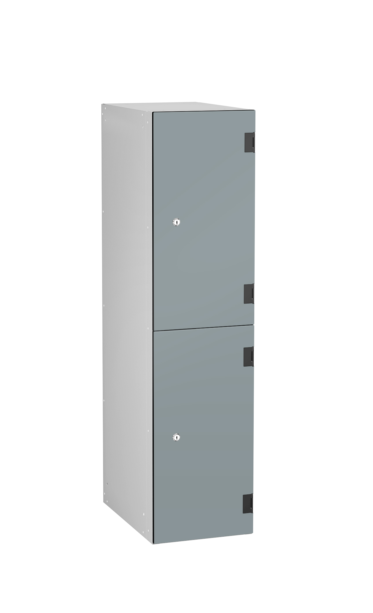 Low Level 2 Comp Shockproof Lockers - Overlay Door Low Level 2 Comp Shockproof Lockers - Overlay Door