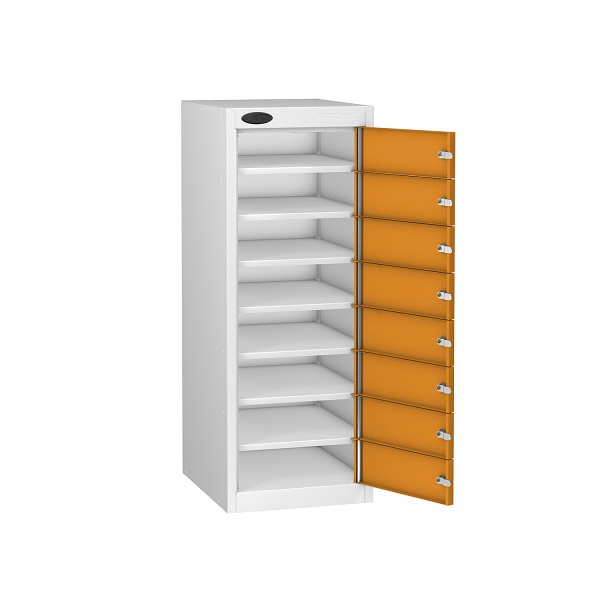 Low Laptop Storage Locker - 8 Shelves Non Charging