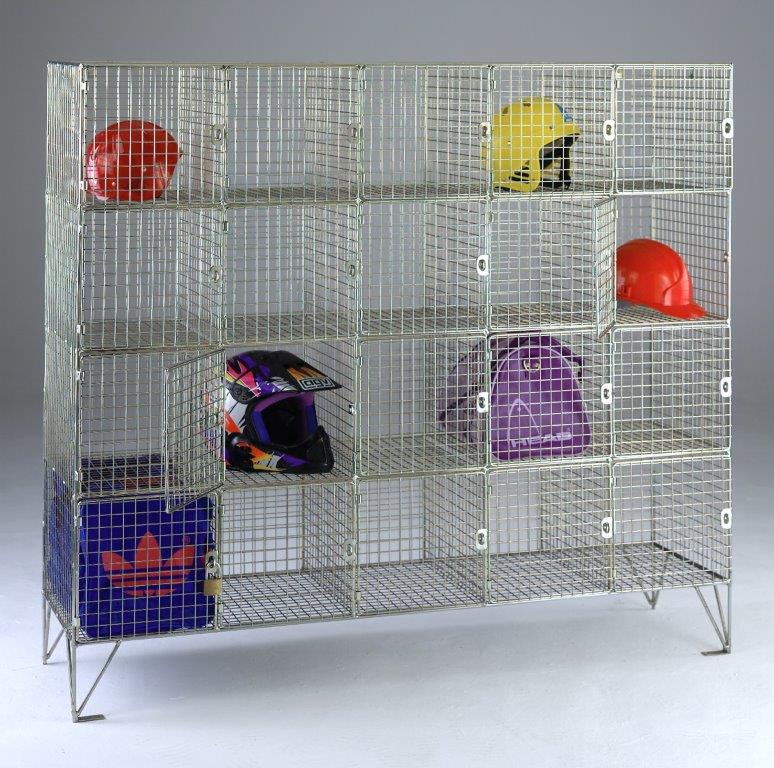 20 Door 20 Compartment Mesh Personal Effects Locker