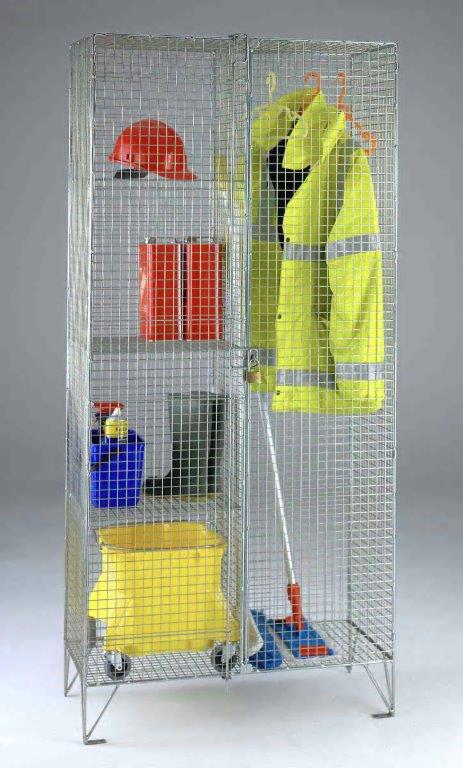 Wire Mesh Janitor Cupboard