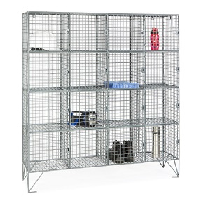 16 Door 16 Compartment Mesh Personal Effects Locker 16 Door 16 Compartment Mesh Personal Effects Locker