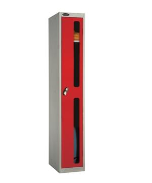 One Compartment Vision Panel Security Locker